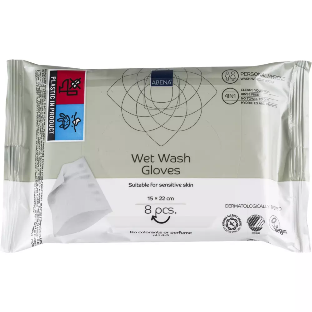 Abena 540051, Wet Washing Mitt Fragrance-Free, image 1