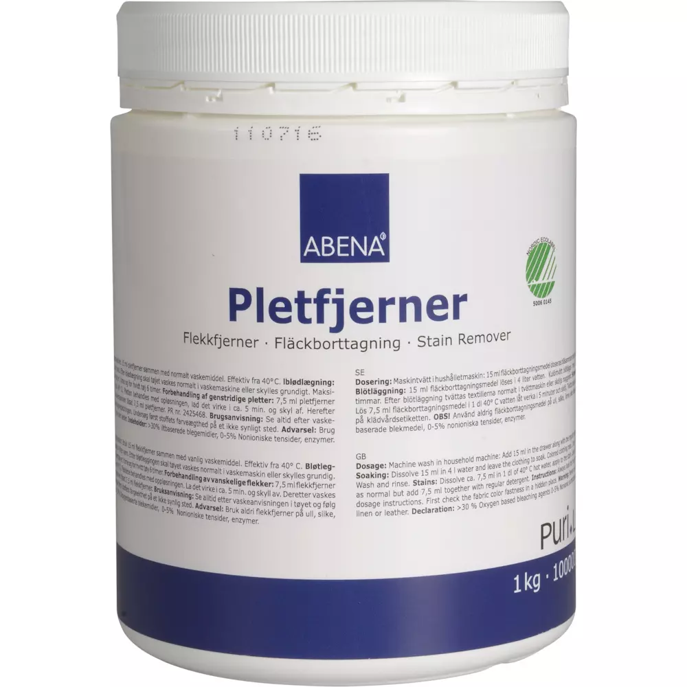 Abena 1000001022, PURI-LINE Stain Remover 1kg Unscented, image 1