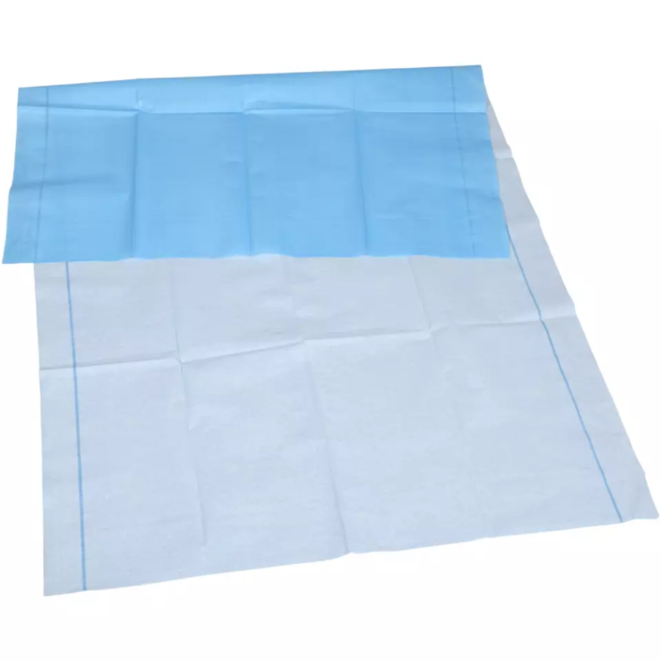 Abena 500050, ABRI-BED Basic Disposable Bed Pad 80x140 2-Layer Blue, image 1, gallery thumbnail
