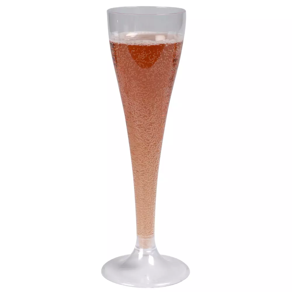 Abena 134065, GASTRO Champagne Glass 17cm Ø6cm 10/11cl Clear PS 12, image 1