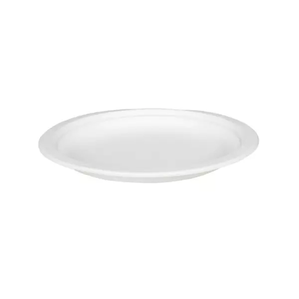 Abena 1999906660, GASTRO Eco Plate 18cm Biodegradable White, image 1, gallery thumbnail