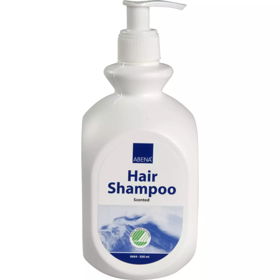 Abena 6664, Hair Shampoo 500ml Lightly Scented Pump Bottle, image 1, gallery thumbnail