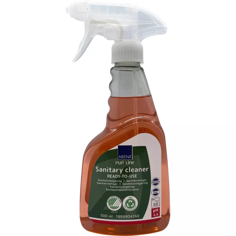Abena 1999904260, PURI-LINE Saniteettipuhdistus Hapan 500ml Käyttövalmis Hajustettu, image 1