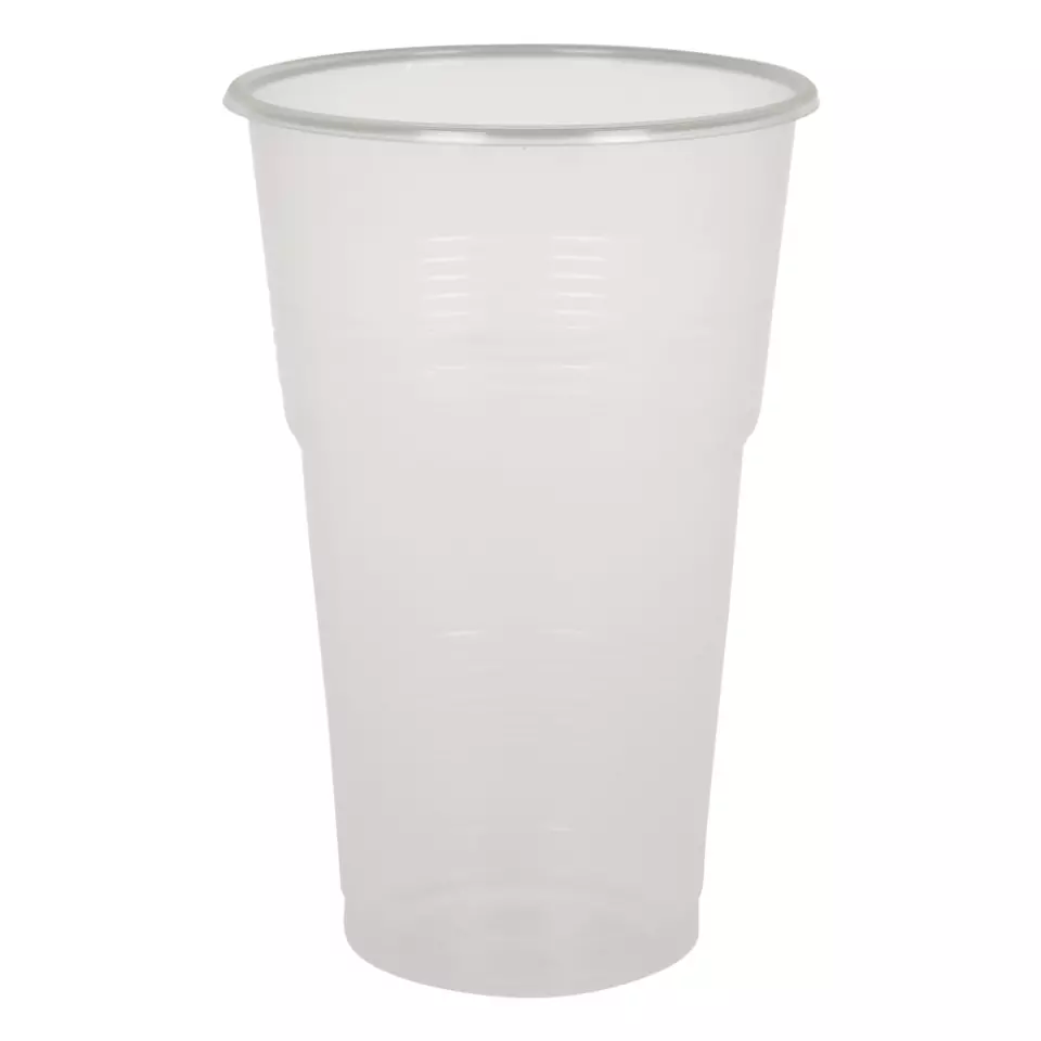 Abena 132176, GASTRO Disposable Beer Cup 50/60cl PP Clear, image 1, gallery thumbnail
