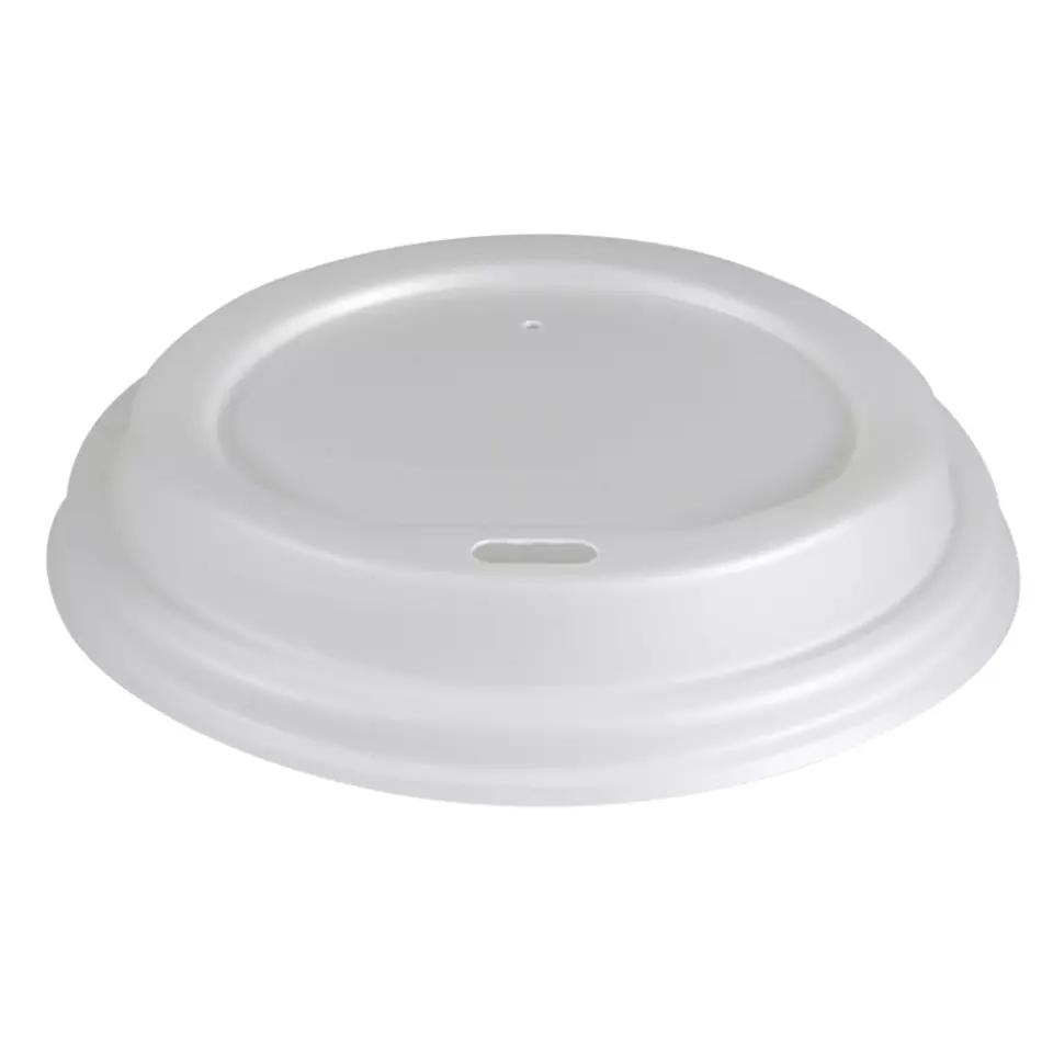 Abena 1000001479, GASTRO Coffee Cup Lid Ø8cm CPLA White, image 1, gallery thumbnail