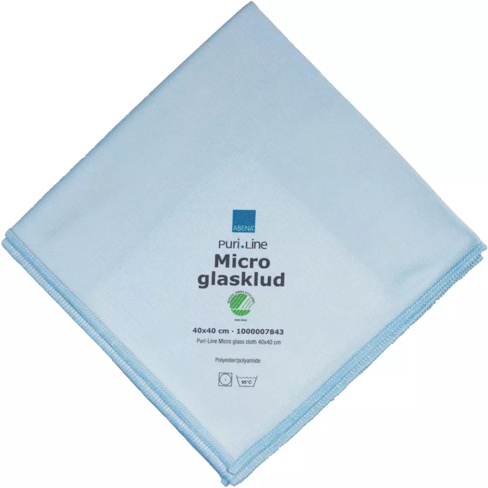 Abena 1000007843, PURI-LINE Glass/Window Microfiber Cloth 40x40cm, image 1, gallery thumbnail