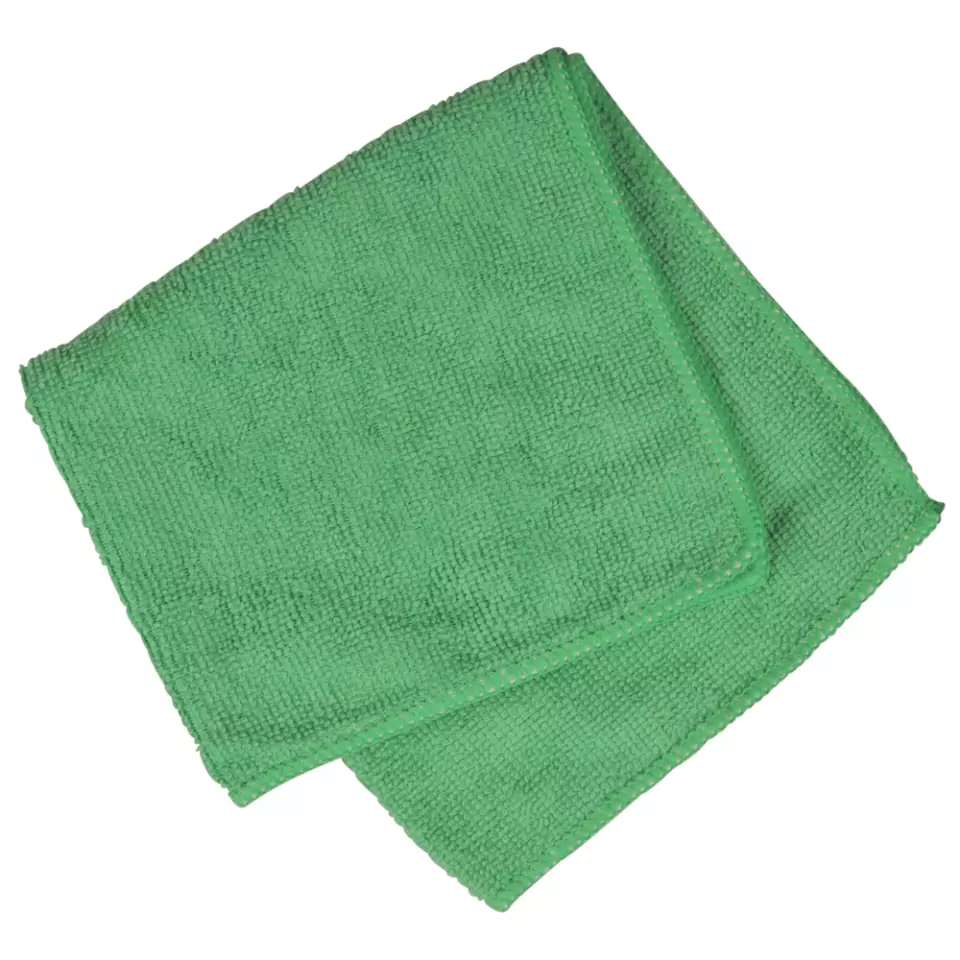 Abena 168463, Microfiber Terry Cloth 32x32cm Green 210g/m², image 1, gallery thumbnail