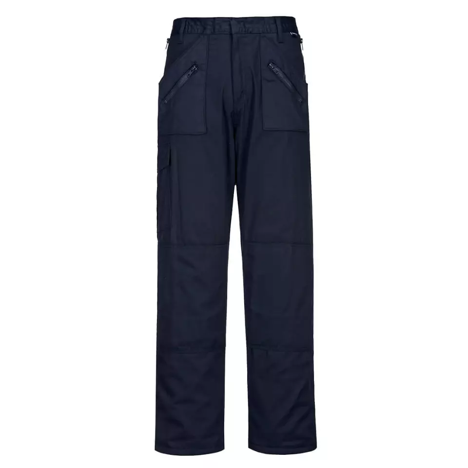Portwest C387NAT, Lined Action Trousers, Navy Tall, image 1, gallery thumbnail