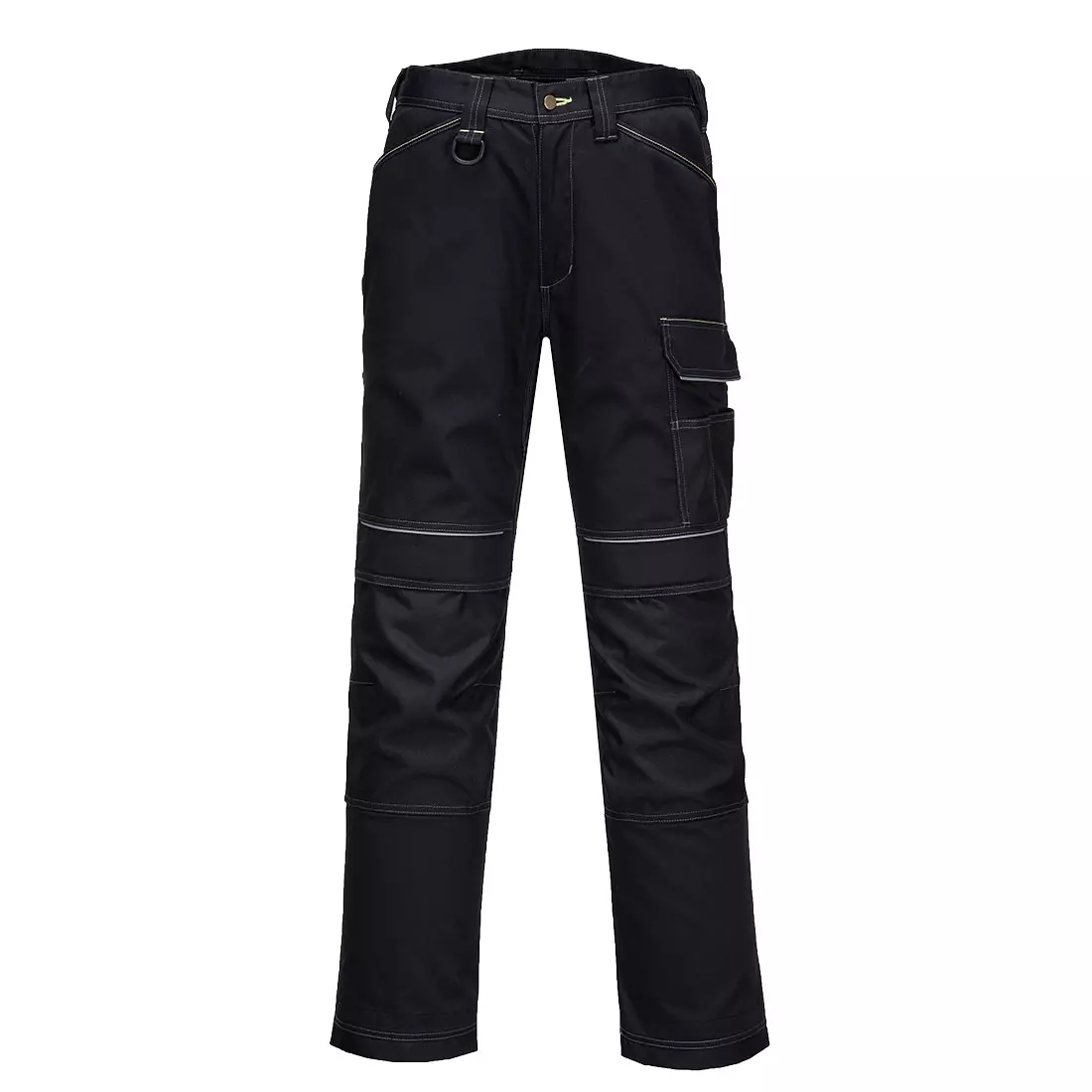 Portwest T601BKR, PW3 Work Trousers, Black