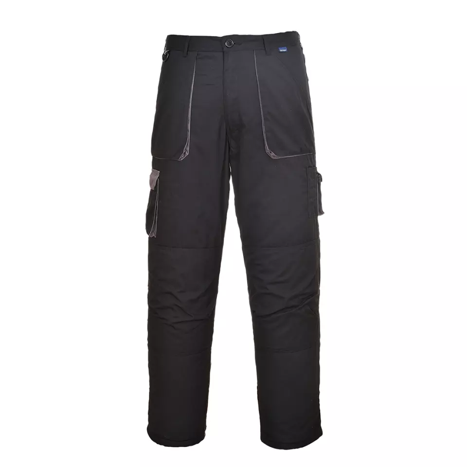 Portwest TX11BKR, Texo Contrast Bundhose, Schwarz
