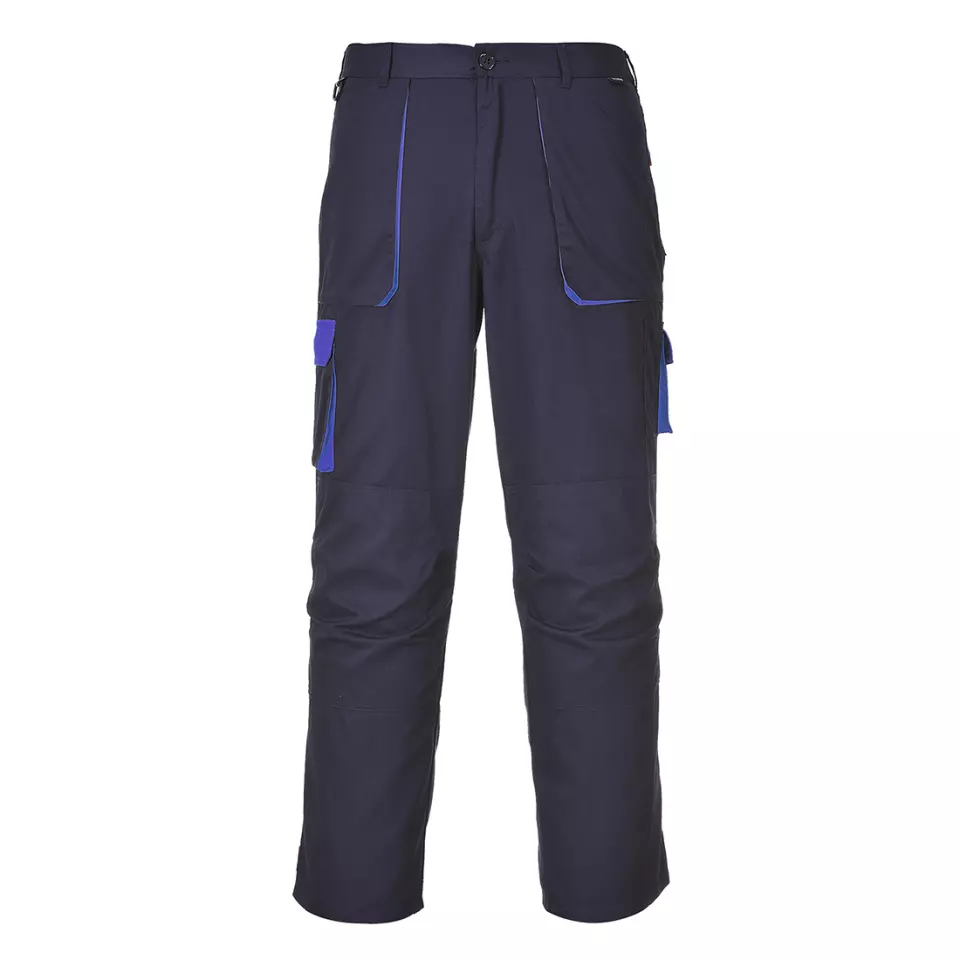 Portwest TX11NAR, Texo Contrast Trousers, Navy, image 1, gallery thumbnail