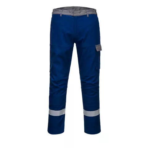 Portwest Bizflame Industry Two Tone Trousers, Royal Blue