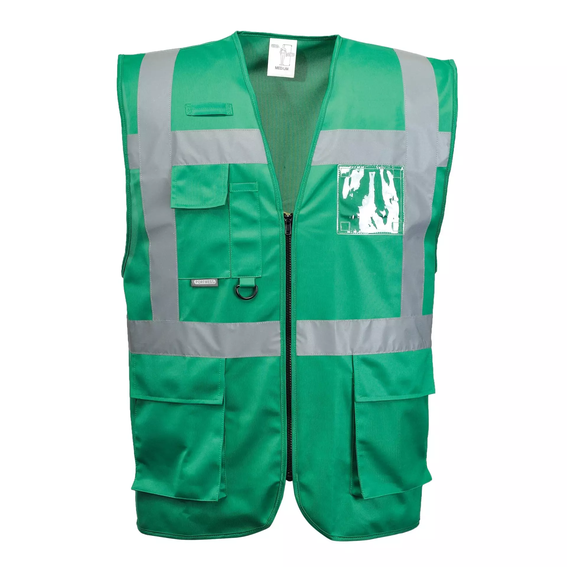 Portwest F476BGR, Iona Executive Vest, Bottle Green