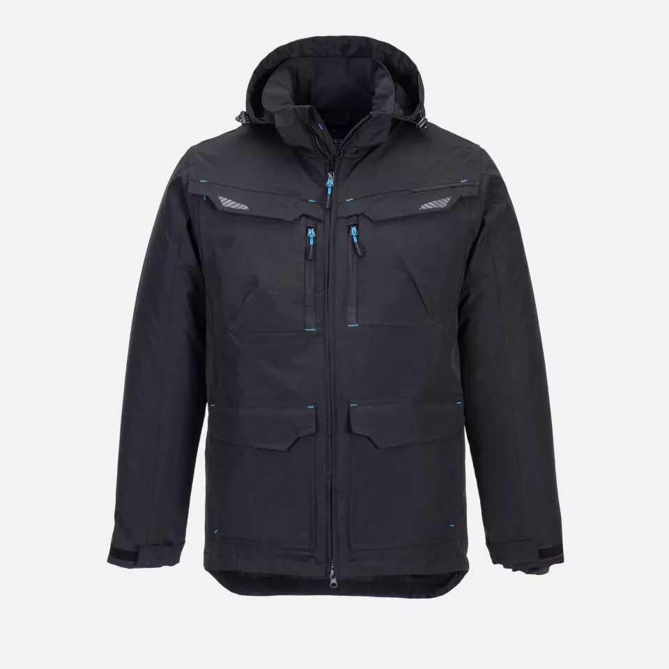 Portwest T740BKR, WX3 Winter Jacket, Black, image 1, gallery thumbnail
