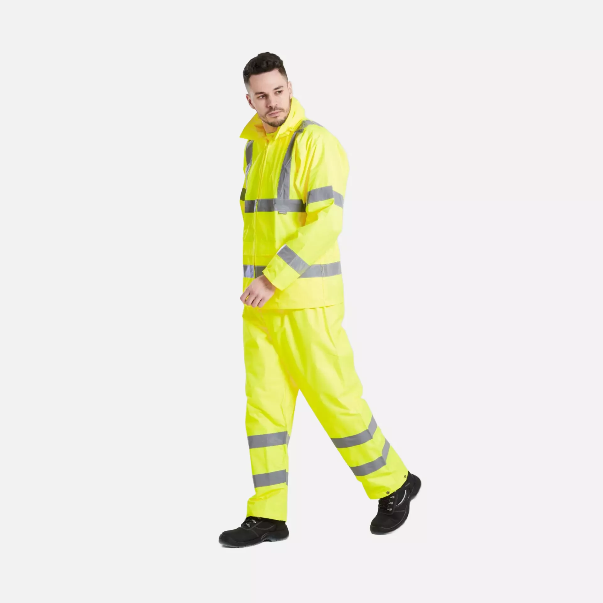 Portwest H440YER, Hi-Vis Rain Jacket, Yellow, image 9