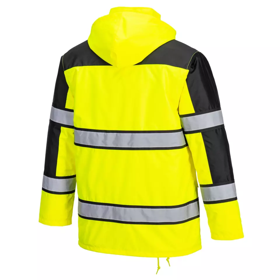 Portwest S462YER, Hi-Vis Contrast Winter Classic Jacket, Yellow, image 6, gallery thumbnail