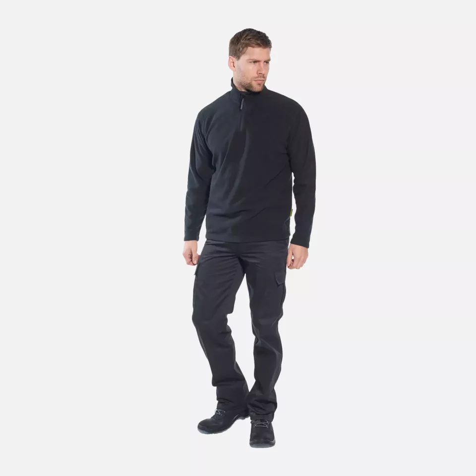 Portwest F180NAR, Staffa Microfleece Pullover, Navy, image 2, gallery thumbnail