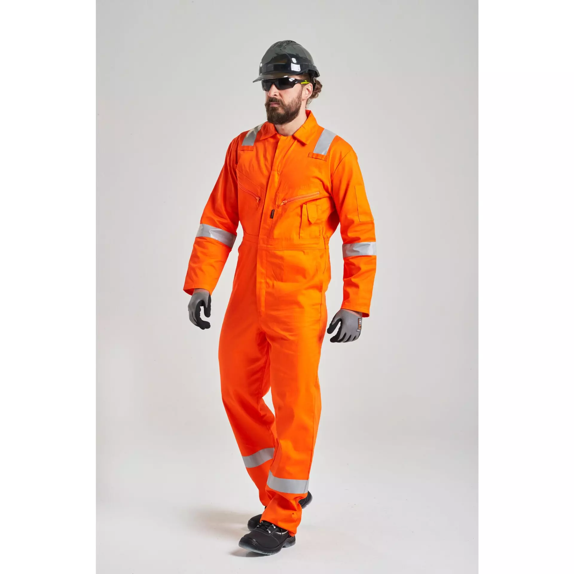 Portwest FR21ORR, Bizflame Work FR Super Lightweight Anti-Static Coverall, Orange, image 7