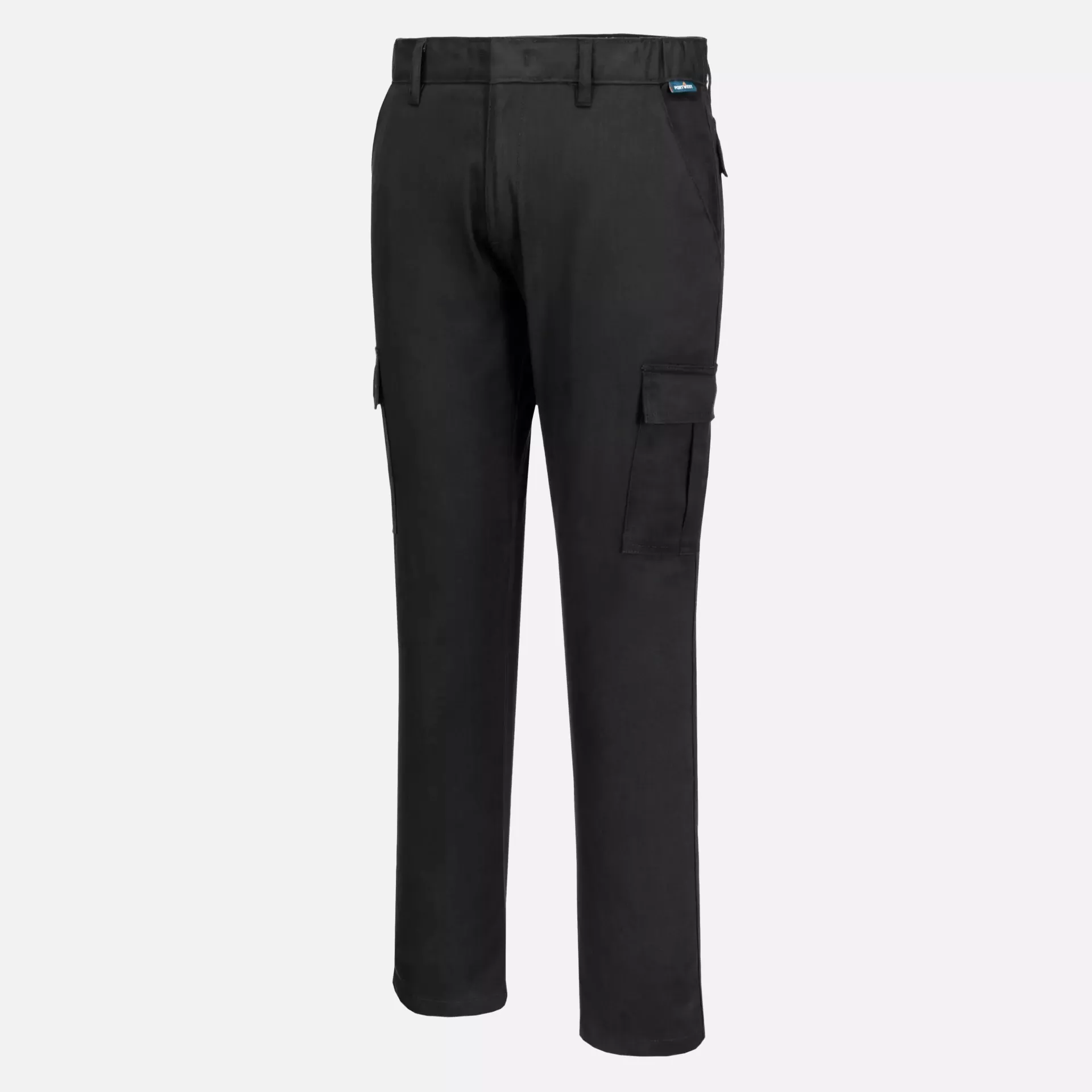 Portwest S231BKR, WX2 Eco Stretch Slim Fit Combat Trousers, Black, image 10