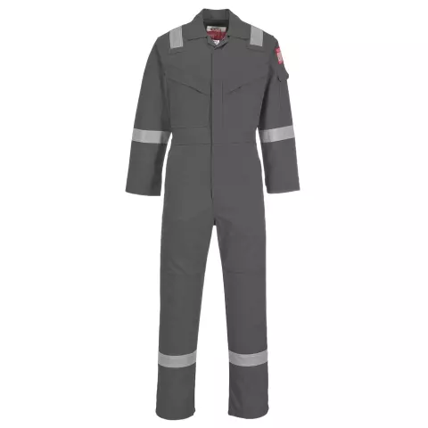 Portwest Bizflame Work Anti-Static FR Coverall 350g, Grey