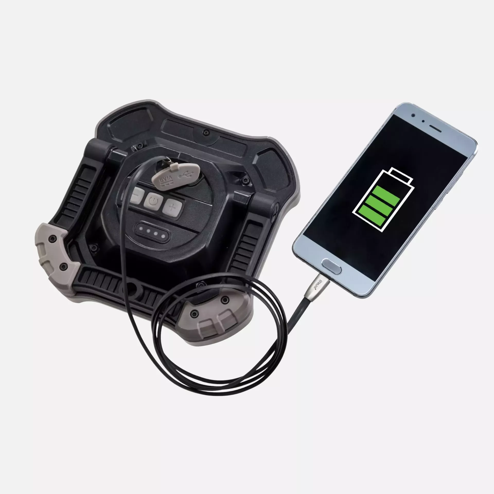Portwest PA80BKR, USB Rechargeable Flood Light, Black, image 2