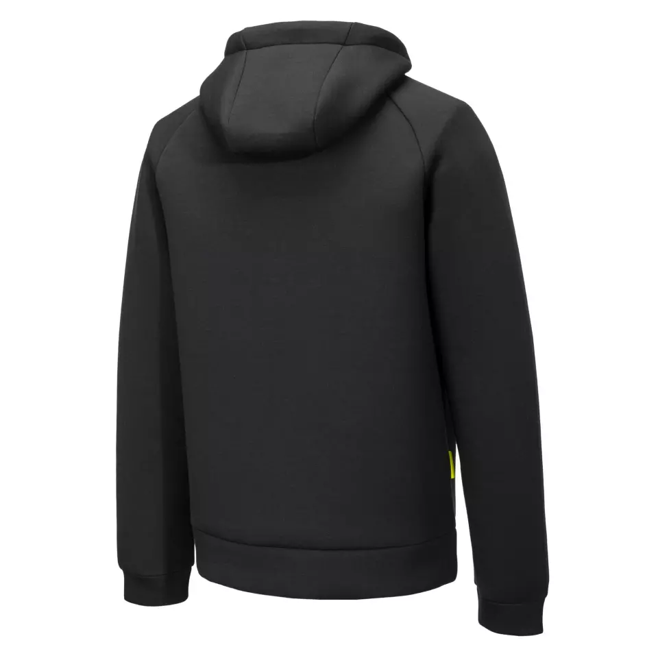 Portwest DX472BKR, DX4 Zipped Hoodie, Black, image 3, gallery thumbnail