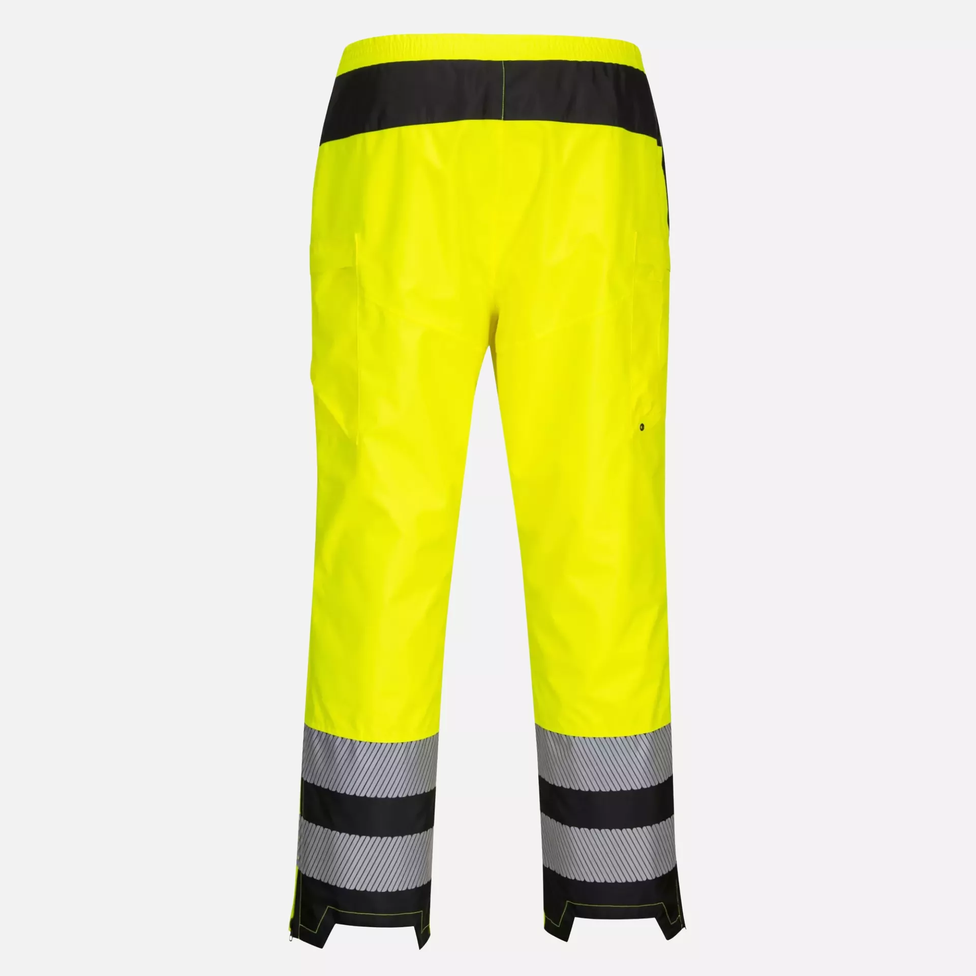 Portwest PW386YBR, PW3 Hi-Vis Women's Rain Trousers, Yellow/Black, image 2