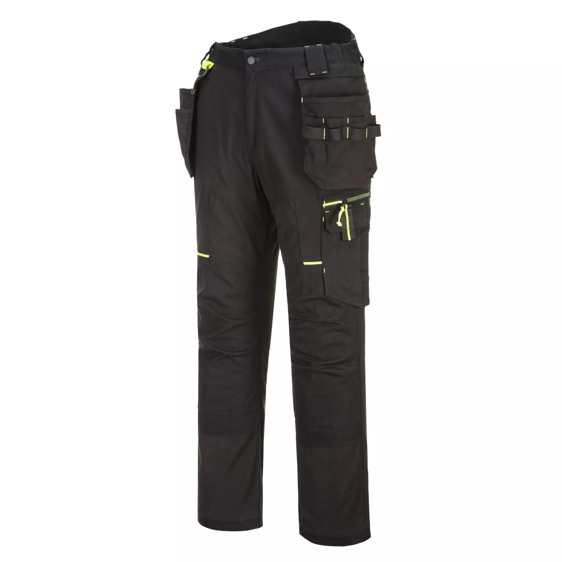 Portwest T706BKR, WX3 Eco Stretch Holster Trousers, Black, image 3