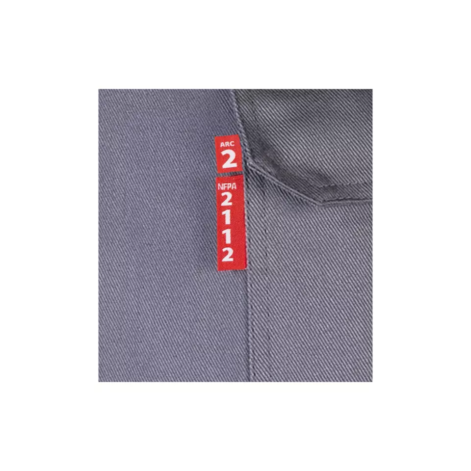 Portwest BZ31GRR, Bizweld FR Cargo Trousers, Grey, image 2, gallery thumbnail