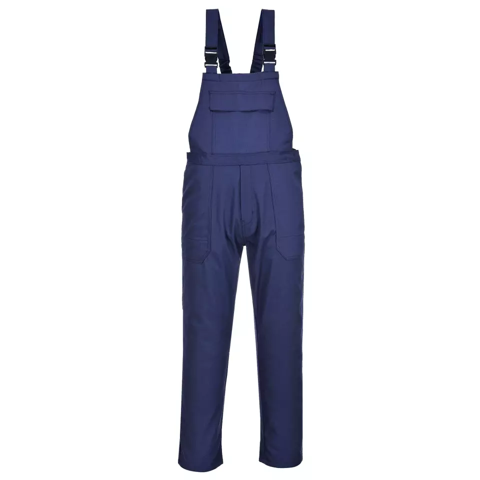 Portwest BIZ4NAR, Bizweld FR Bib and Brace, Navy, image 1, gallery thumbnail