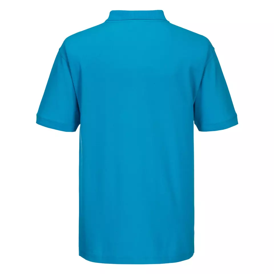 Portwest B210AQR, Naples Polo Shirt S/S, Aqua, image 2, gallery thumbnail