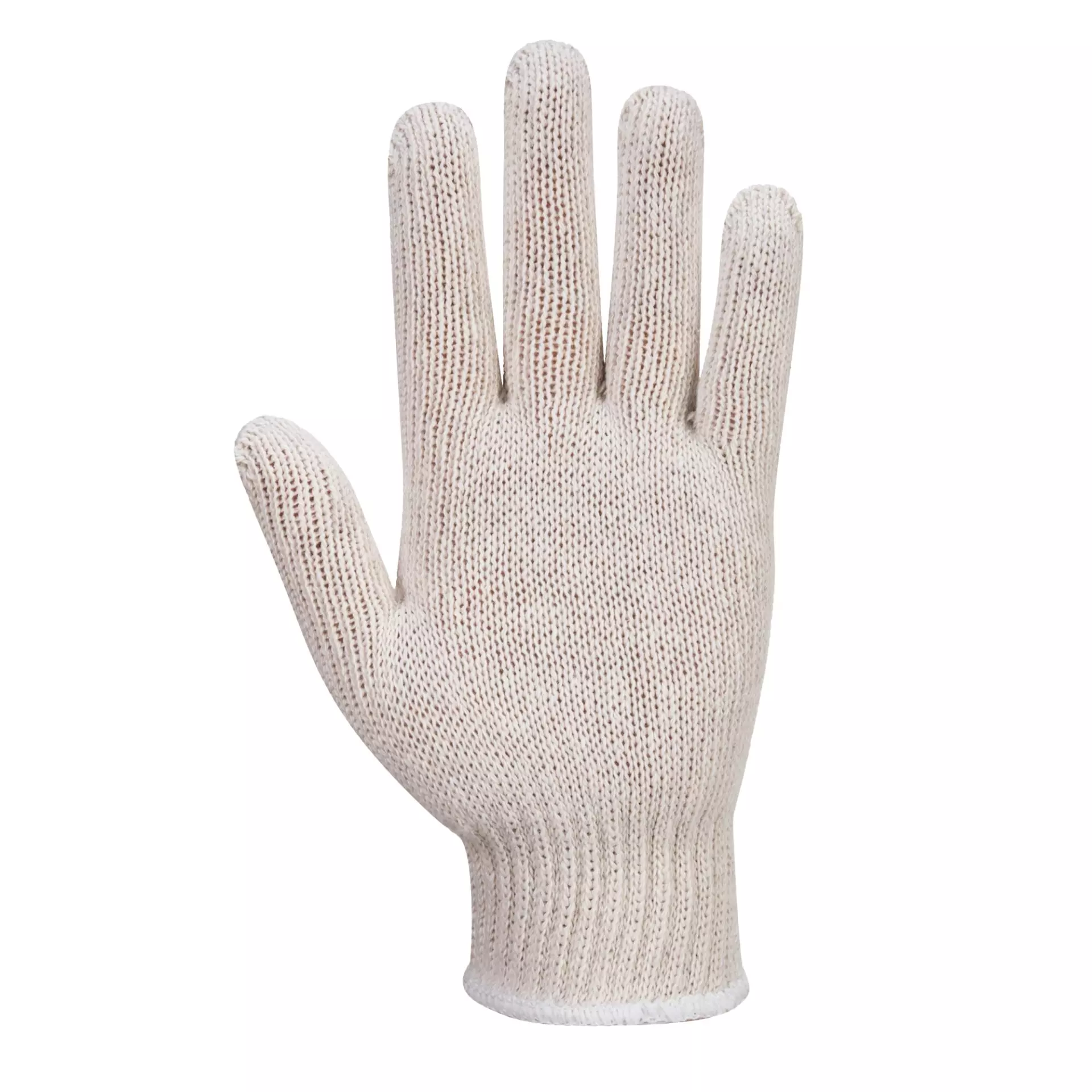 Portwest AB030WHR, String Knit Liner Glove, White, image 2