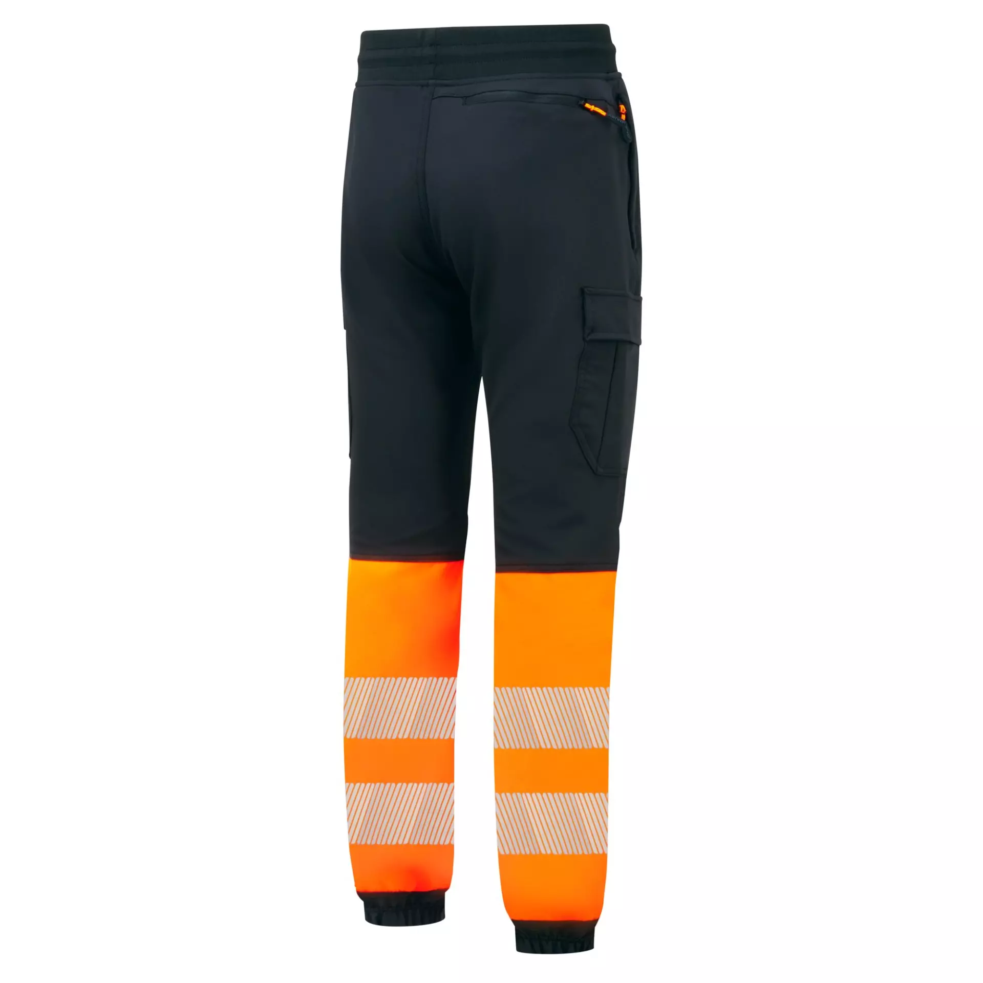 Portwest KX341KOR, PW3 Hi-Vis Flexi Class 1 Jogger, Black/Orange, image 3