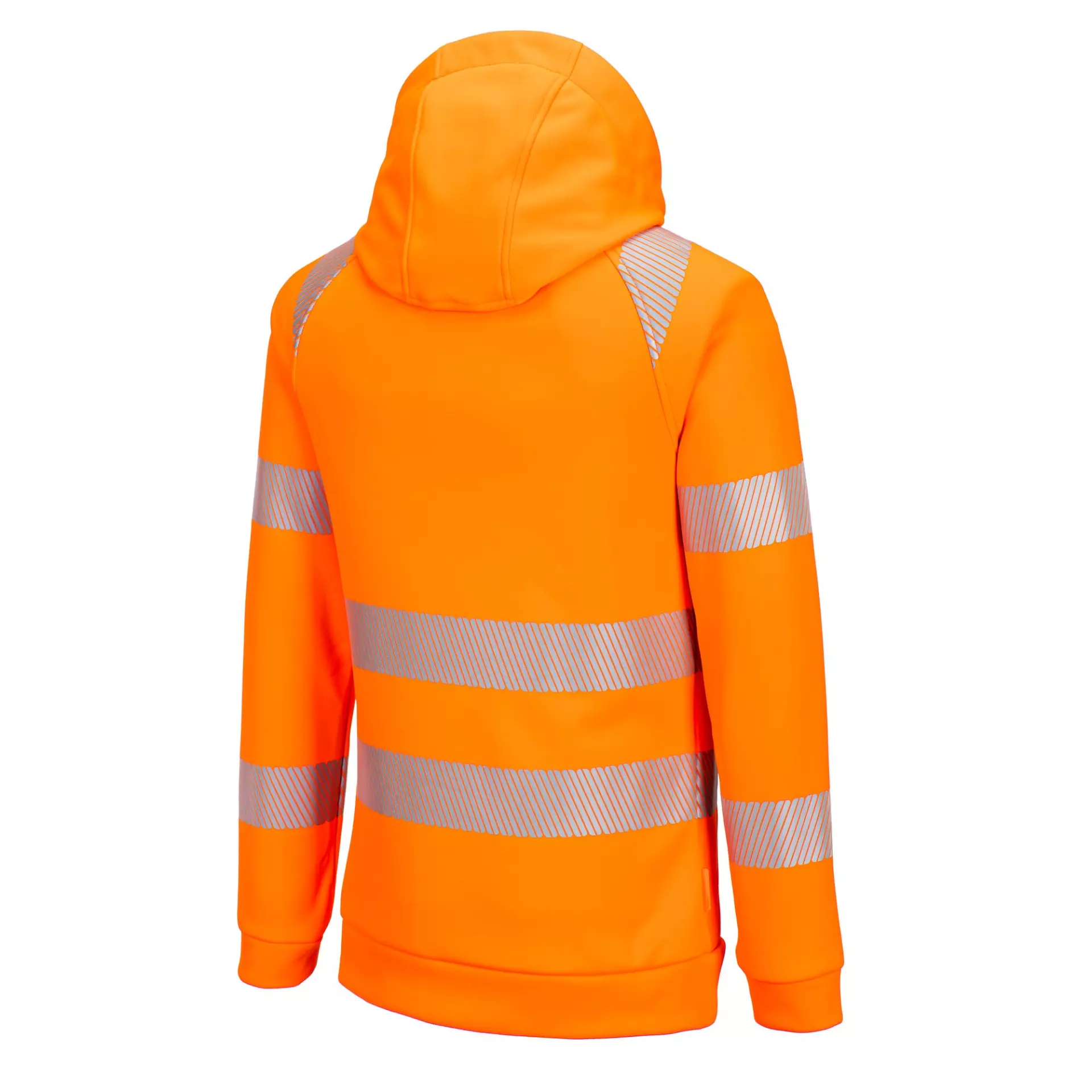 Portwest DX482OBR, DX4 Hi-Vis 1/4 Zip Hoodie, Orange/Black, image 3