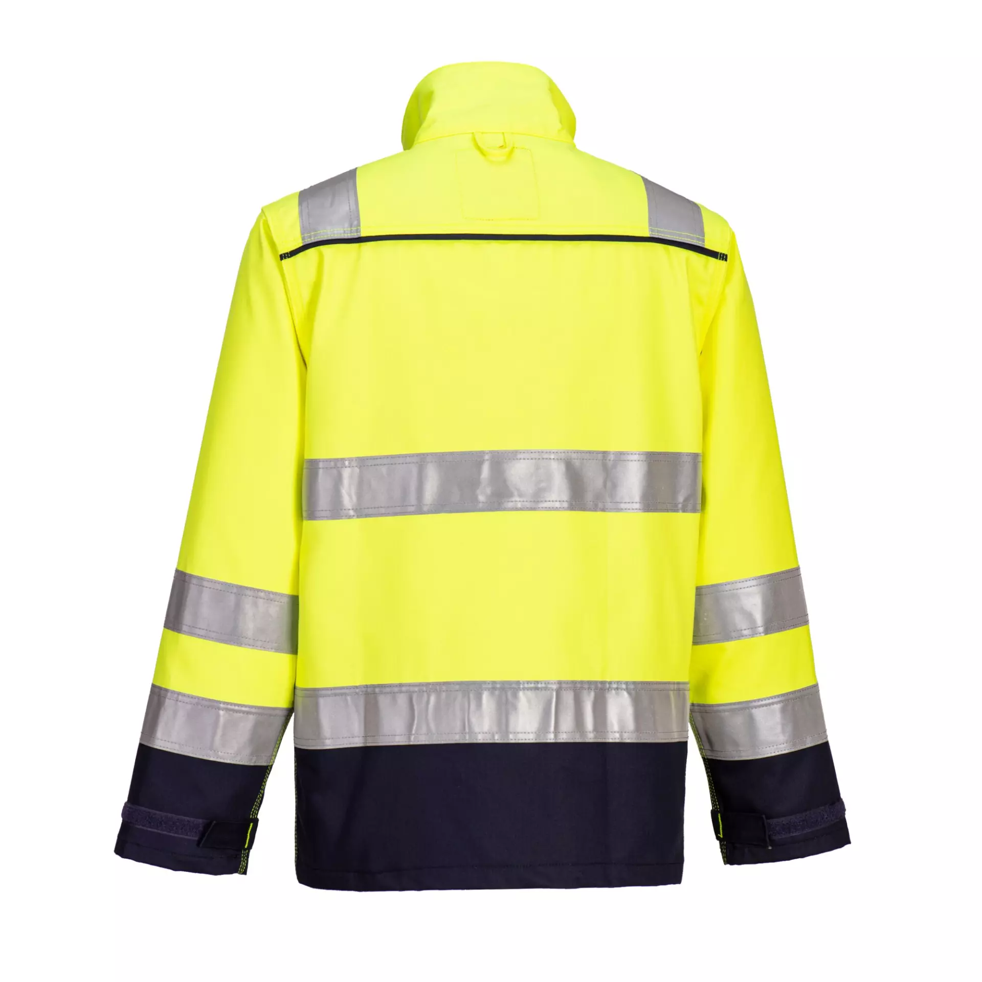 Portwest FR61YNR, Bizflame Work Hi-Vis Multi-Norm FR Jacket, Yellow/Navy, image 2