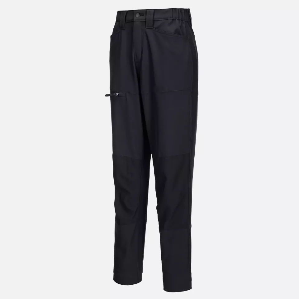Portwest CD887BKR, WX2 Eco Women's Stretch Work Trousers, Black, image 4, gallery thumbnail