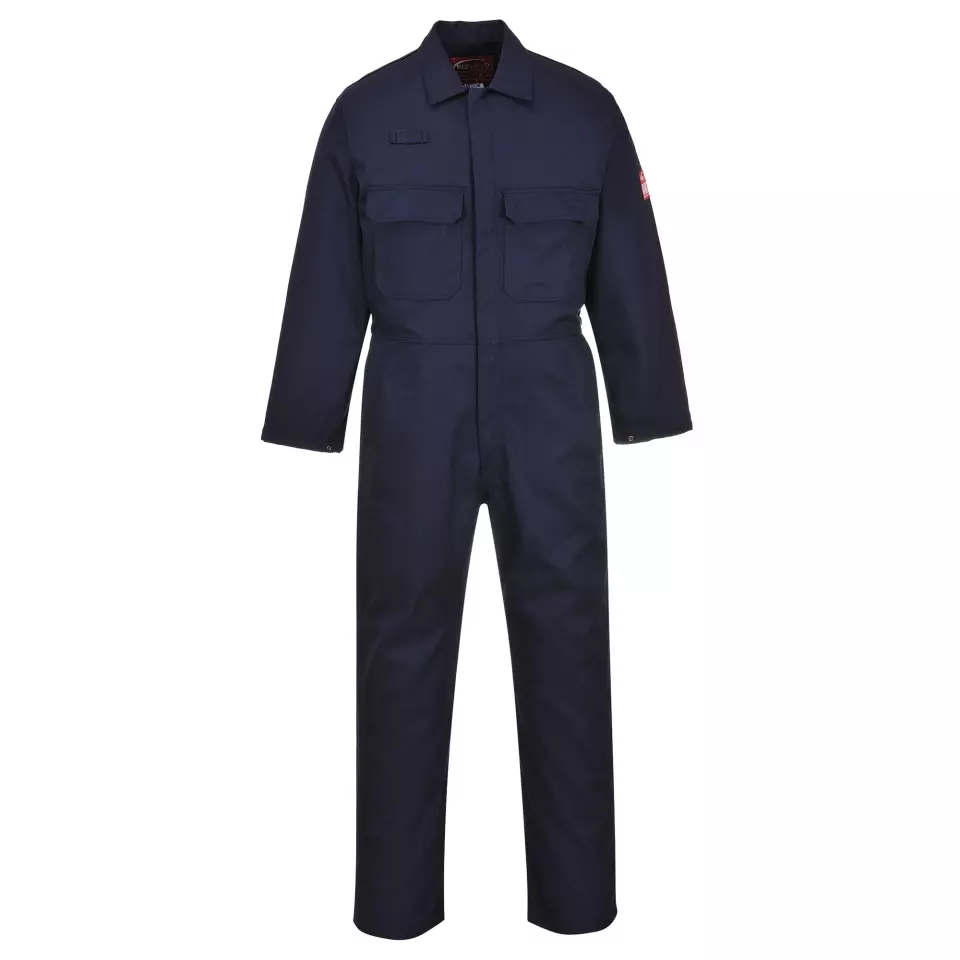 Portwest BIZ1NAT, Bizweld FR Coverall, Navy Tall, image 1, gallery thumbnail