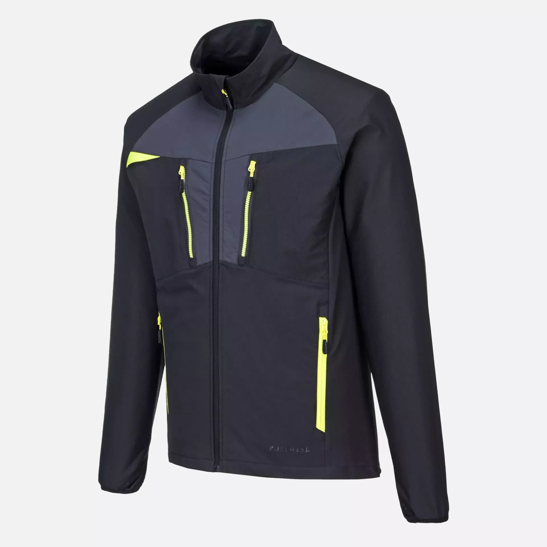 Portwest DX480BKR, DX4 Zip Lightweight Mid Layer, Black, image 4