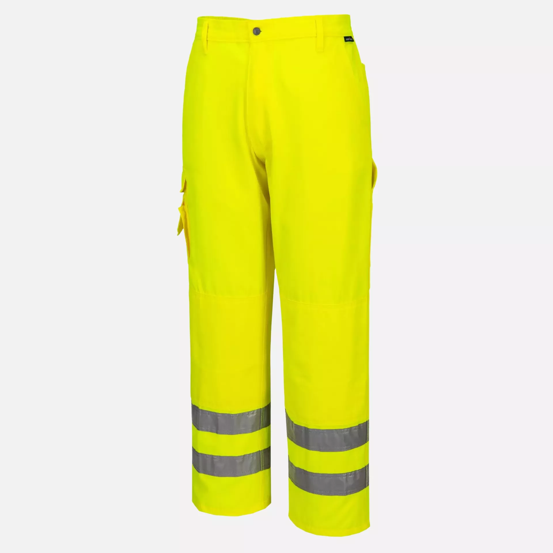 Portwest E046YER, Hi-Vis Work Trousers, Yellow, image 3