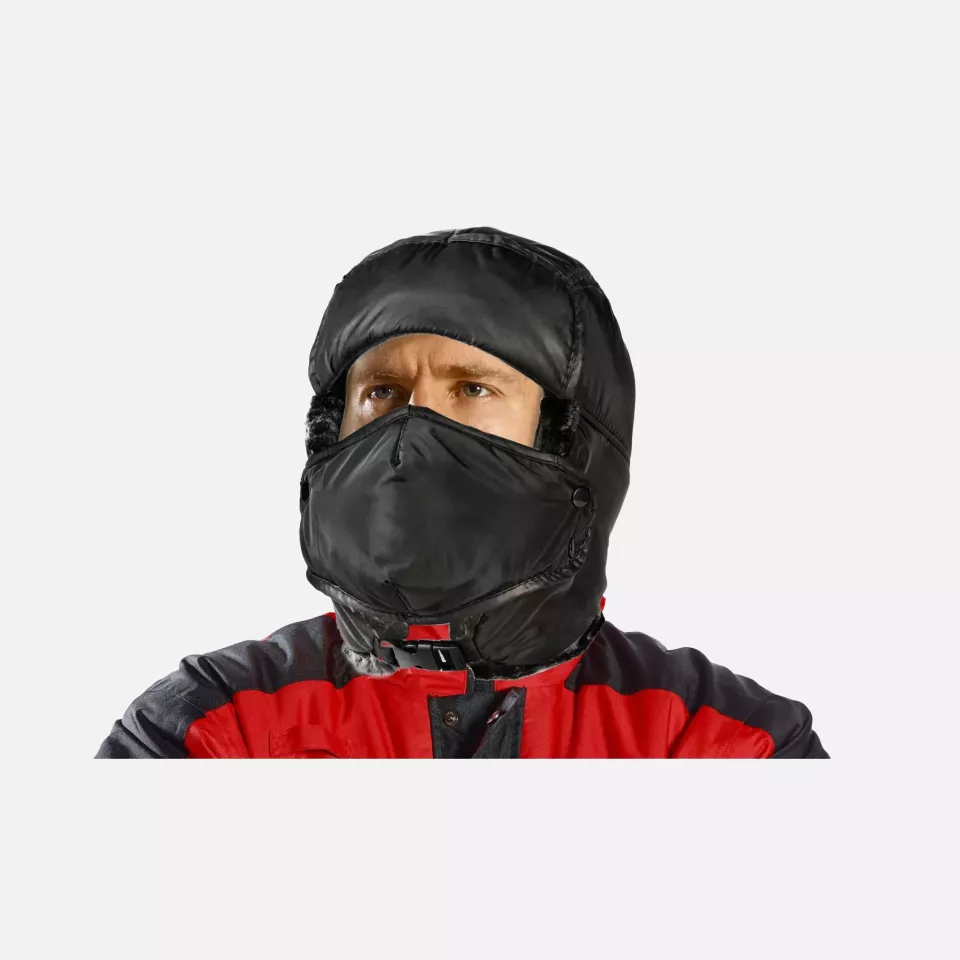 Portwest HA13BKR, Winter Trapper Cap, Black, image 3, gallery thumbnail