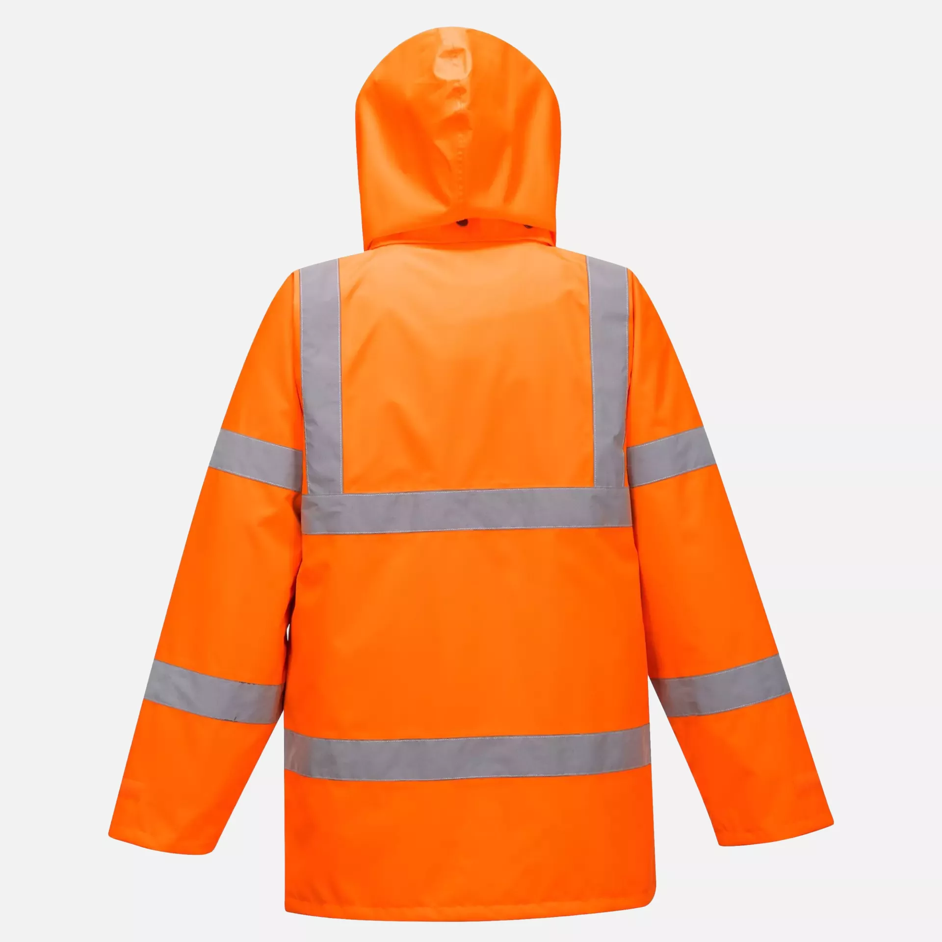 Portwest RT63ORR, Hi-Vis Breathable Interactive Rain Traffic Jacket, Orange, image 2