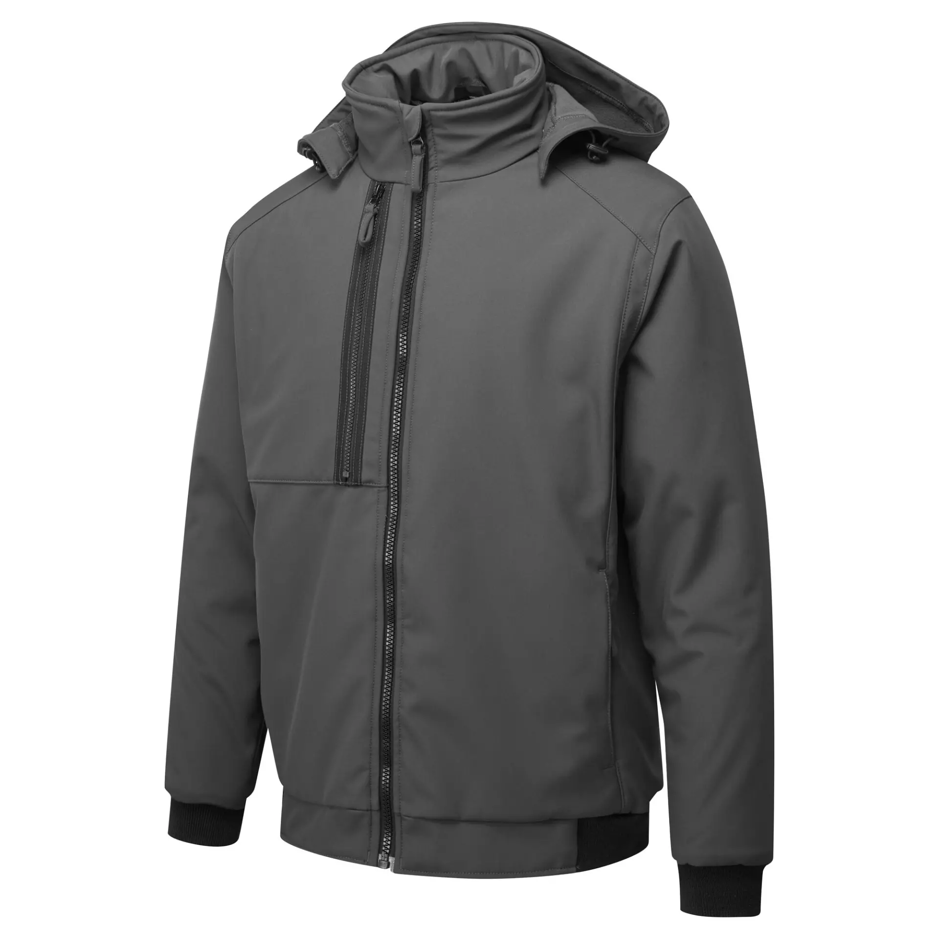 Portwest CD874MGR, WX2 Eco Hooded Insulated Softshell (2L), Metal Grey, image 3