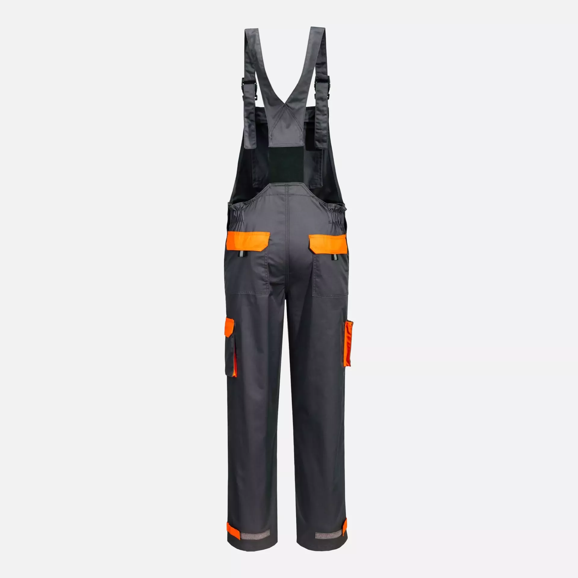 Portwest TX12GRR, Texo Contrast Bib and Brace, Grey, image 2
