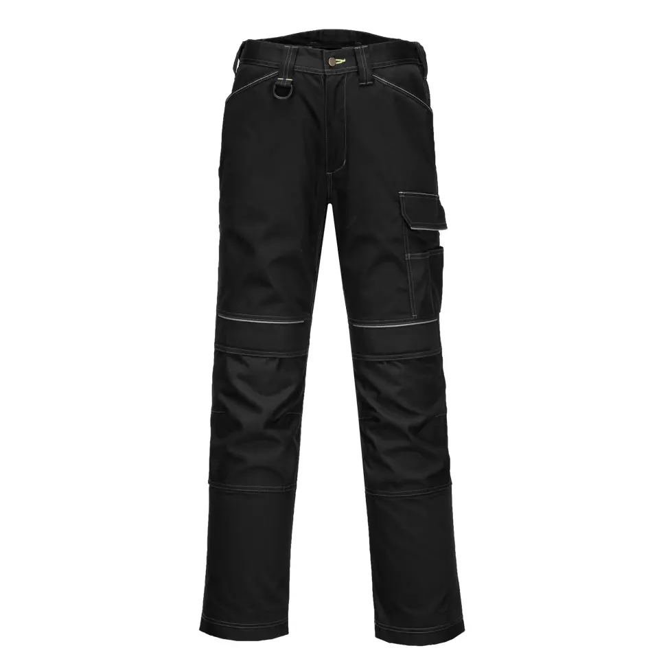 Portwest PW304BKR, PW3 Lightweight Stretch Trousers, Black, image 1, gallery thumbnail