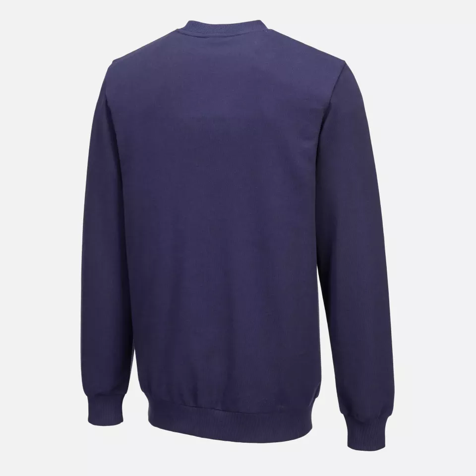 Portwest EC300NAR, Recycelbares Sweatshirt aus Bio-Baumwolle, Marine, image 4, gallery thumbnail