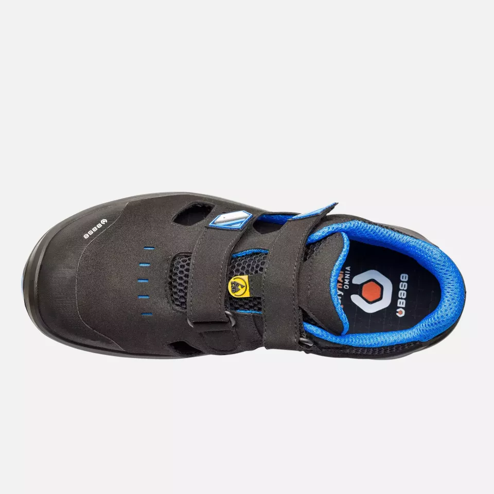 Portwest B1205BKB, I-Bit Sandal S1P ESD SRC, Black/Blue, image 4, gallery thumbnail