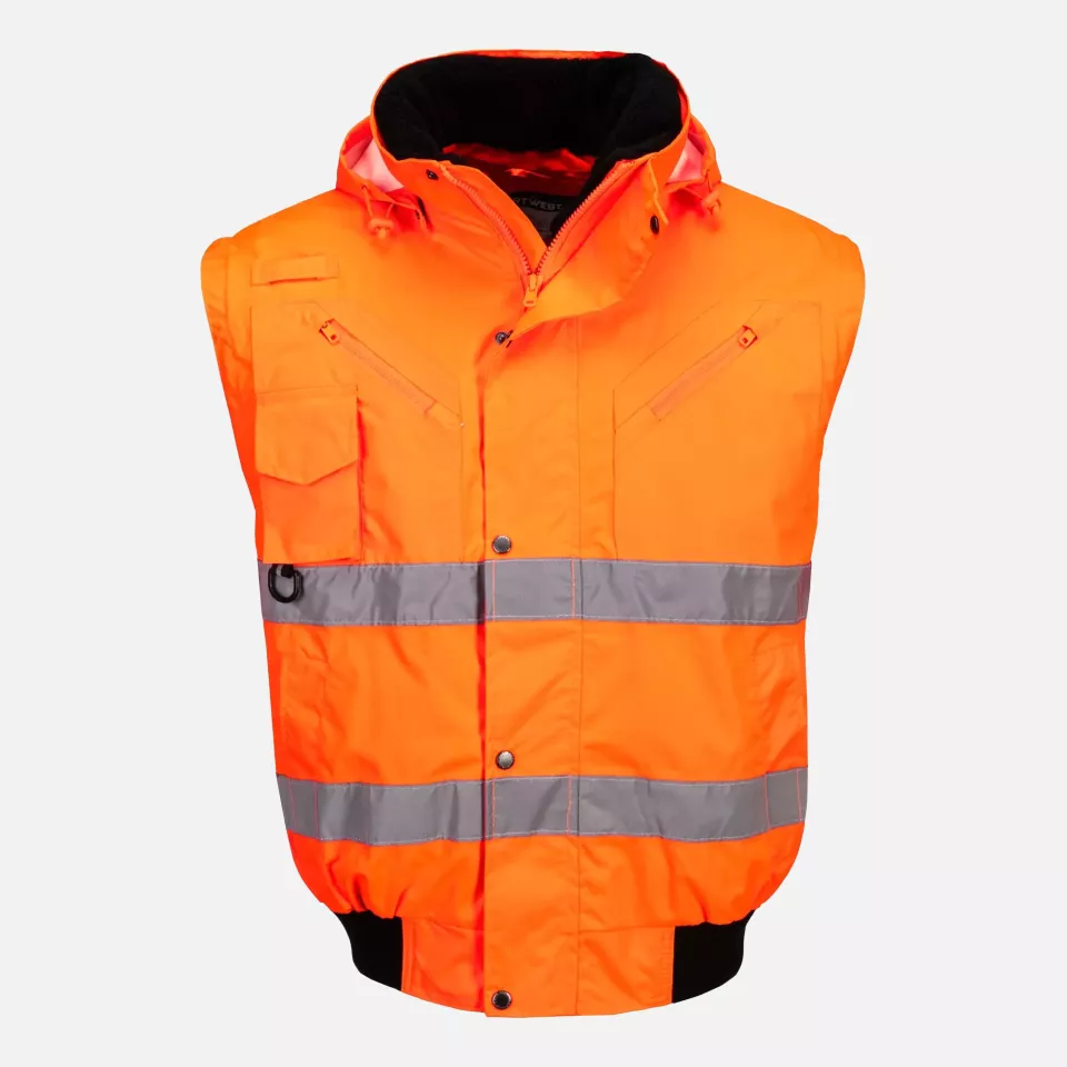 Portwest C467ORR, Warnschutz 3-in-1 Pilotenjacke, Orange, image 3, gallery thumbnail