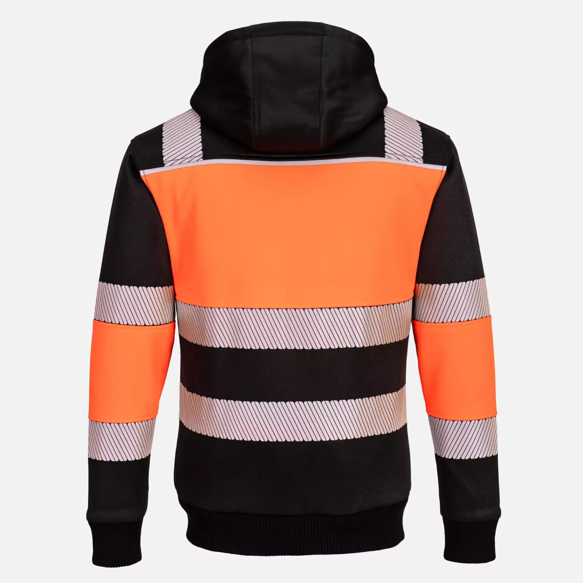 Portwest PW377OBR, PW3 Zipped Class 1 Winter Hoodie, Orange/Black, image 2