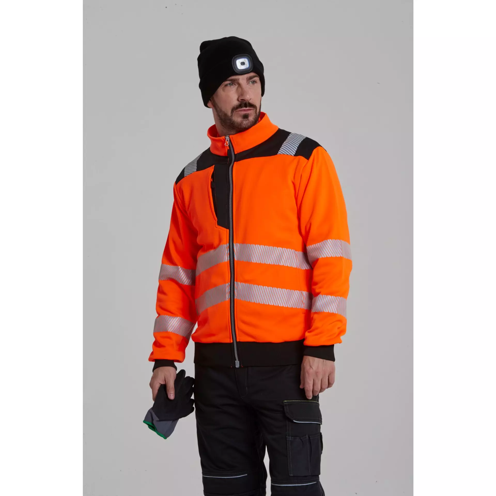 Portwest T402OBR, PW3 Hi-Vis Softshell (3L), Orange/Black, image 6