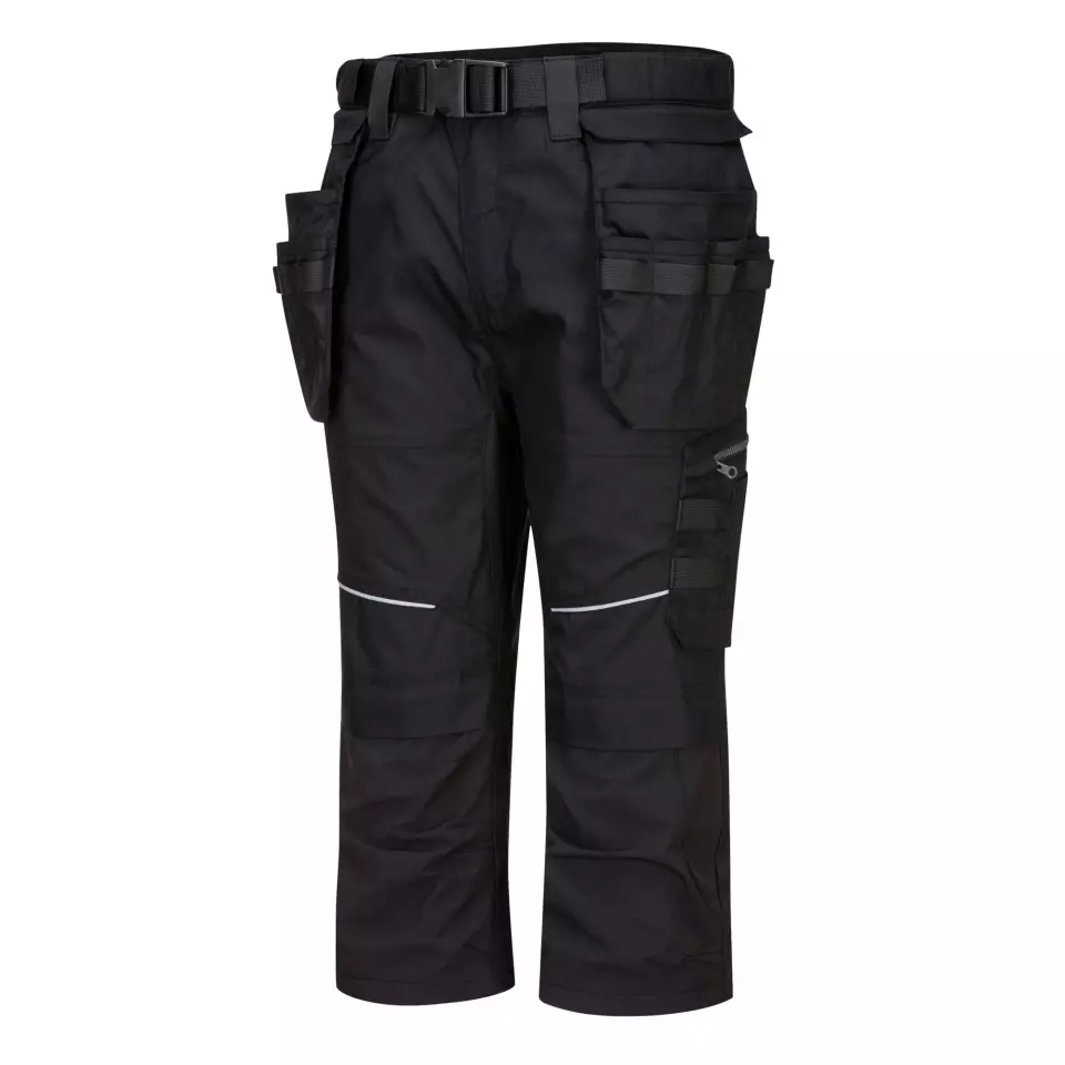 Portwest KX344BKR, KX3 3/4 Holster Shorts, Black, image 3, gallery thumbnail